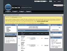 Tablet Screenshot of amx-perience.com